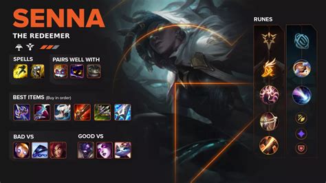 Senna Build Guides, Runes and Items .